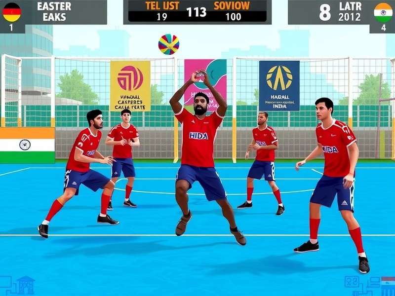 Handball Masters India Gameplay Screenshot